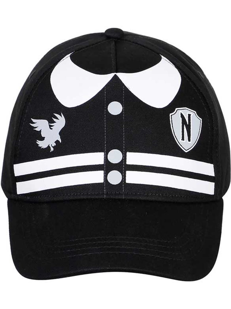 Wednesday Varsity Boné Infantil, Preta Preto - Kiabi