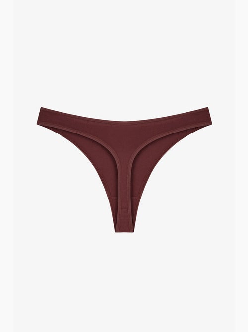 Wild rose tanga floral penti - Kiabi