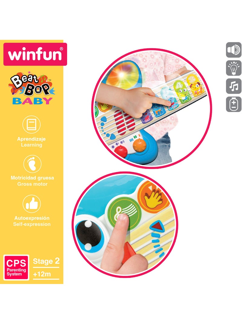 Winfun baby touch guitar c/luz, som e melodias N/D - Kiabi