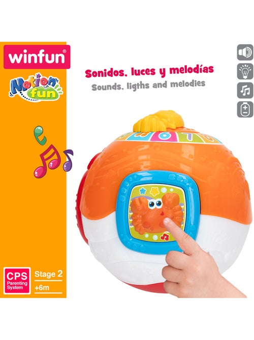 Winfun bola interativa para bebês c/sons e melodias - Kiabi Winfun bola interativa para bebês c/sons e melodias - Kiabi