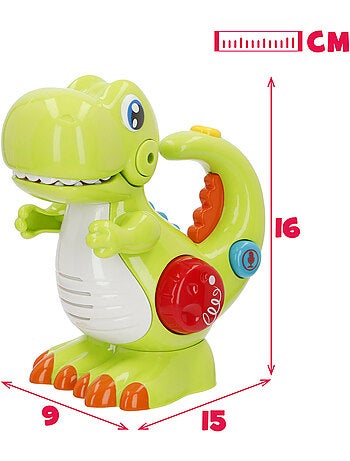 Winfun brinquedo elétrico dinosaur c/gravador, luz e som