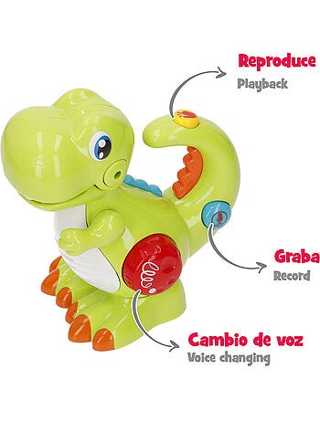 Winfun brinquedo elétrico dinosaur c/gravador, luz e som