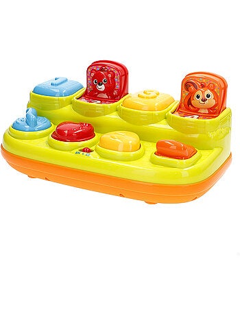 Winfun brinquedo interativo bilingue para animais saltitantes com som