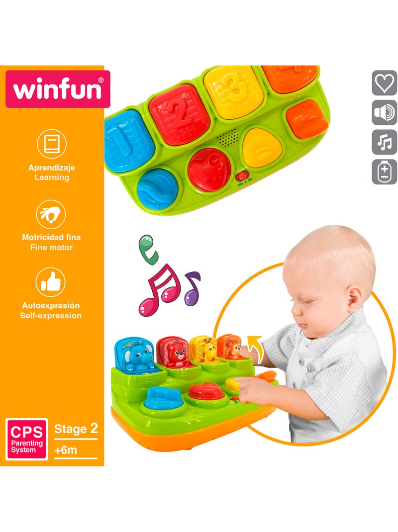 Winfun brinquedo interativo bilingue para animais saltitantes com som N/D - Kiabi