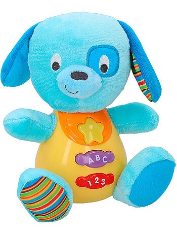 Winfun cachorro falante de pelúcia e luzes em espanhol