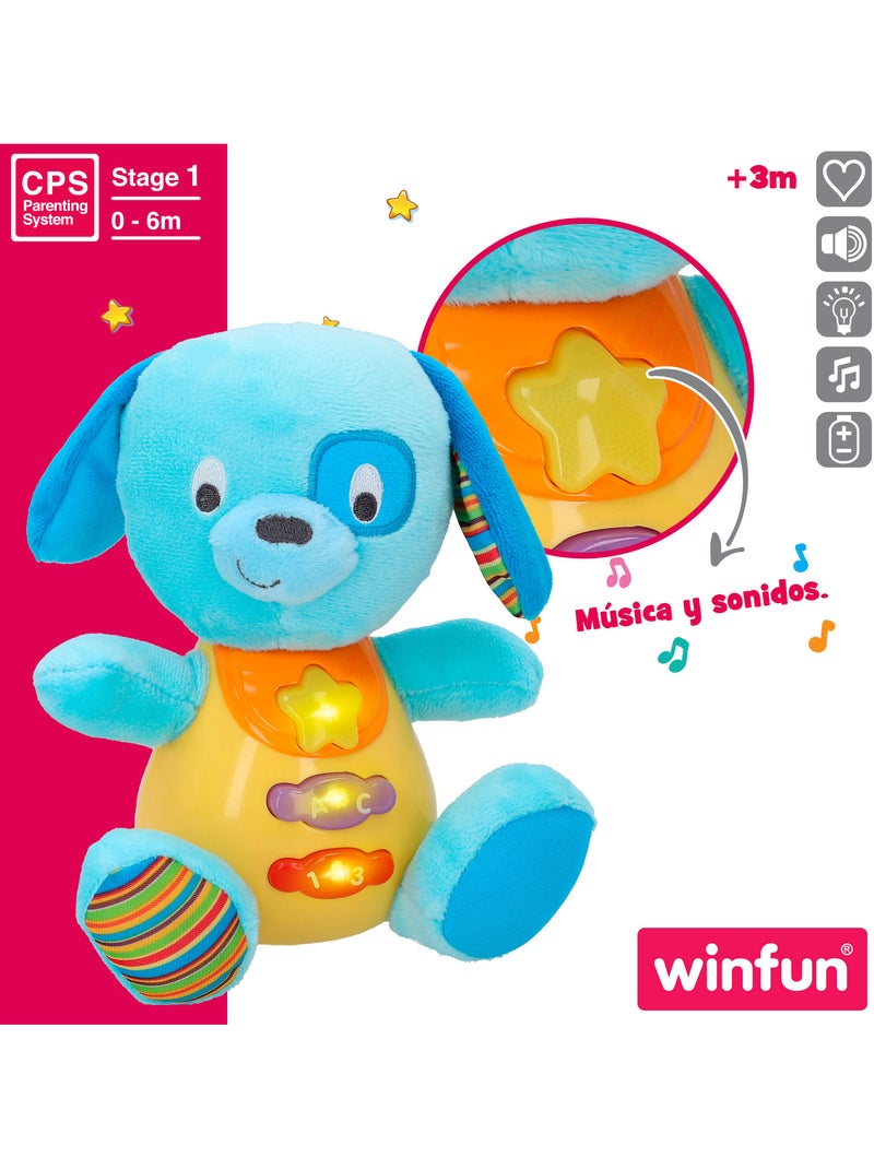 Winfun cachorro falante de pelúcia e luzes em espanhol Multicolorido - Kiabi