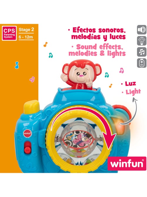 Winfun câmara de brinquedo c/luz e som - Kiabi Winfun câmara de brinquedo c/luz e som - Kiabi