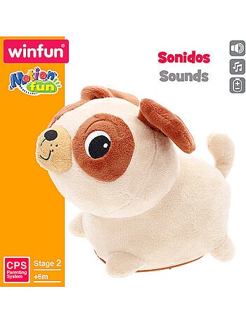 Winfun cão de peluche c/sons e movimento