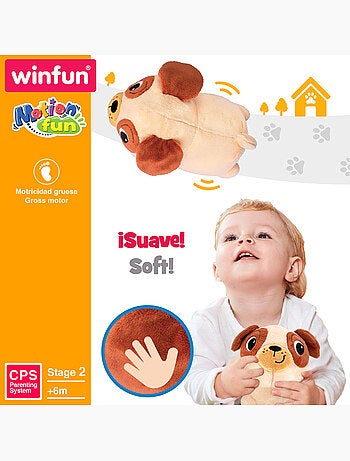 Winfun cão de peluche c/sons e movimento