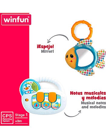 Winfun conjunto de acessórios para bebê c/luz e som