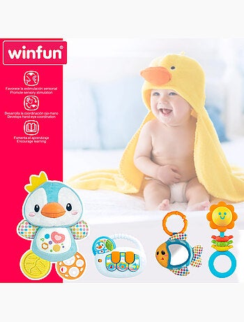 Winfun conjunto de acessórios para bebê c/luz e som