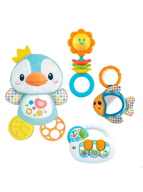 Winfun conjunto de acessórios para bebê c/luz e som - Kiabi Winfun conjunto de acessórios para bebê c/luz e som - Kiabi
