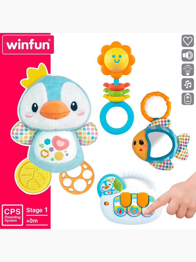 Winfun conjunto de acessórios para bebê c/luz e som N/D - Kiabi