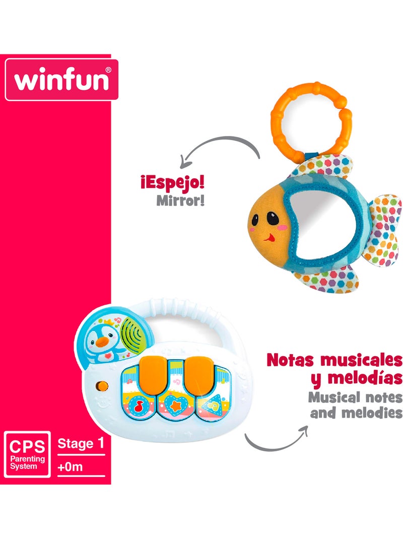 Winfun conjunto de acessórios para bebê c/luz e som N/D - Kiabi