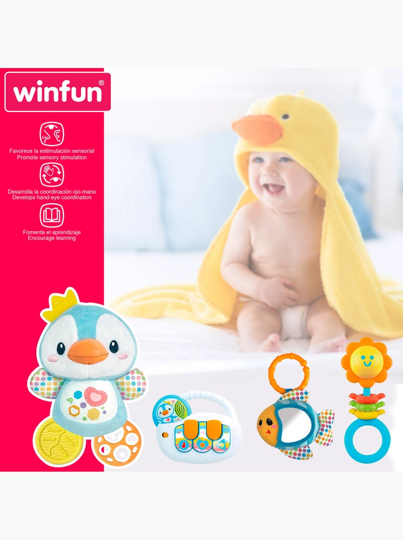 Winfun conjunto de acessórios para bebê c/luz e som N/D - Kiabi