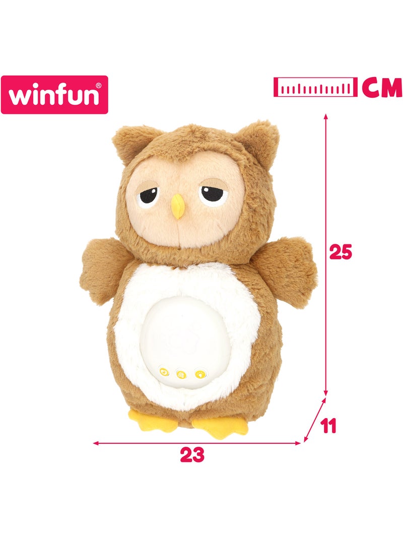 Winfun coruja de peluche com luzes e sons suaves N/D - Kiabi