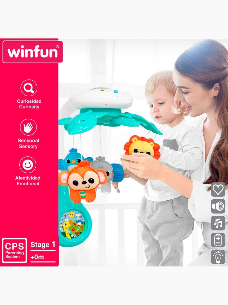 Winfun cot mobile com projetor e música N/D - Kiabi