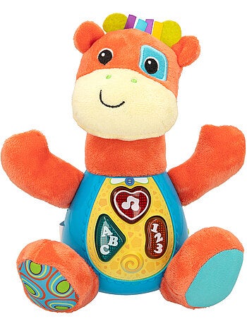 Winfun girafa falante de pelúcia c/luzes em espanhol