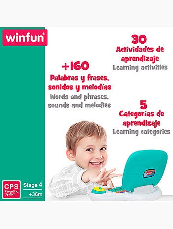 Winfun laptop infantil bilingue