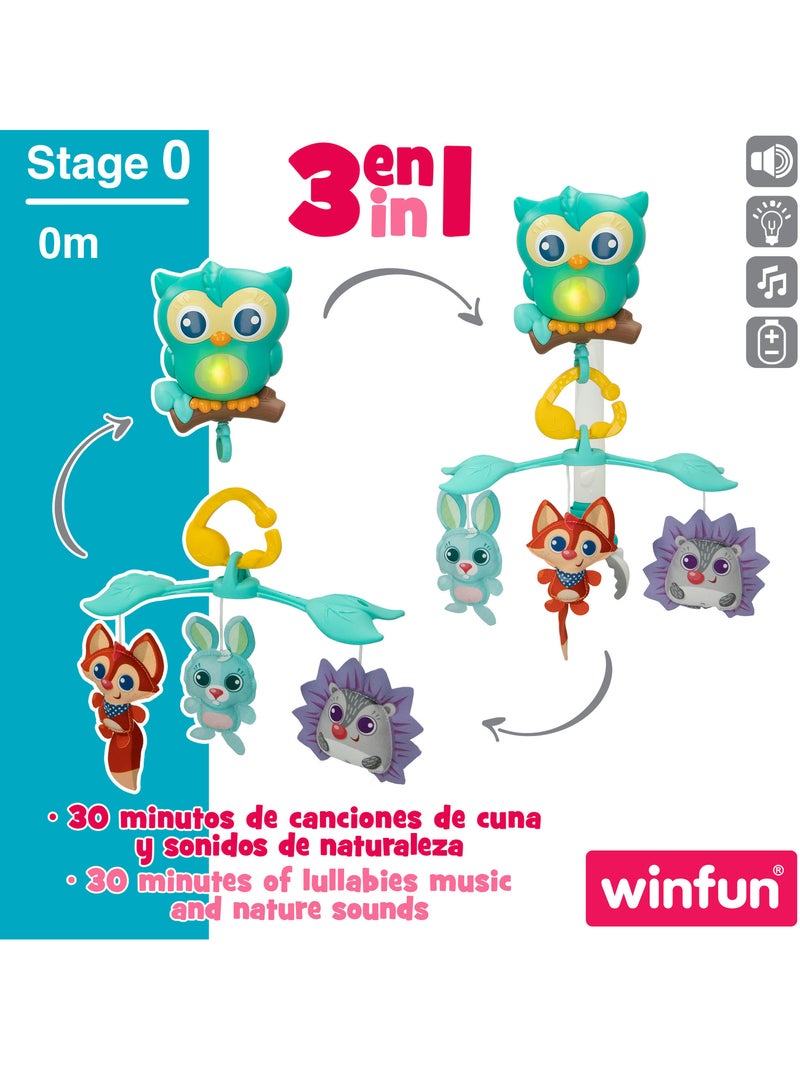 Winfun móvel 3 em 1  para berço relaxante N/D - Kiabi