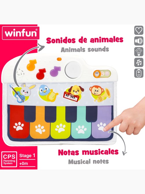 Winfun piano para bebês com luz e som - Kiabi