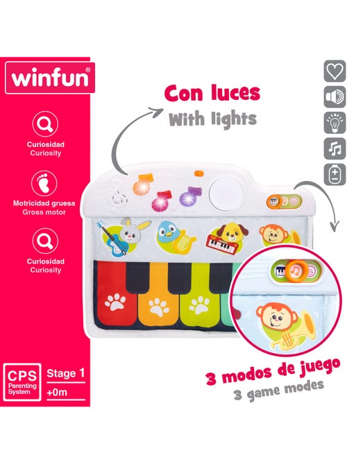 Winfun piano para bebês com luz e som - Kiabi