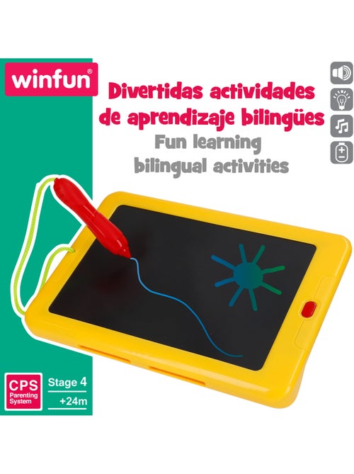 Winfun tablet de aprendizagem bilingue com prancheta de desenho - Kiabi Winfun tablet de aprendizagem bilingue com prancheta de desenho - Kiabi