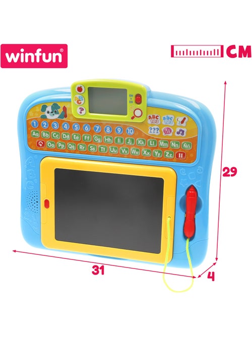 Winfun tablet de aprendizagem bilingue com prancheta de desenho - Kiabi Winfun tablet de aprendizagem bilingue com prancheta de desenho - Kiabi