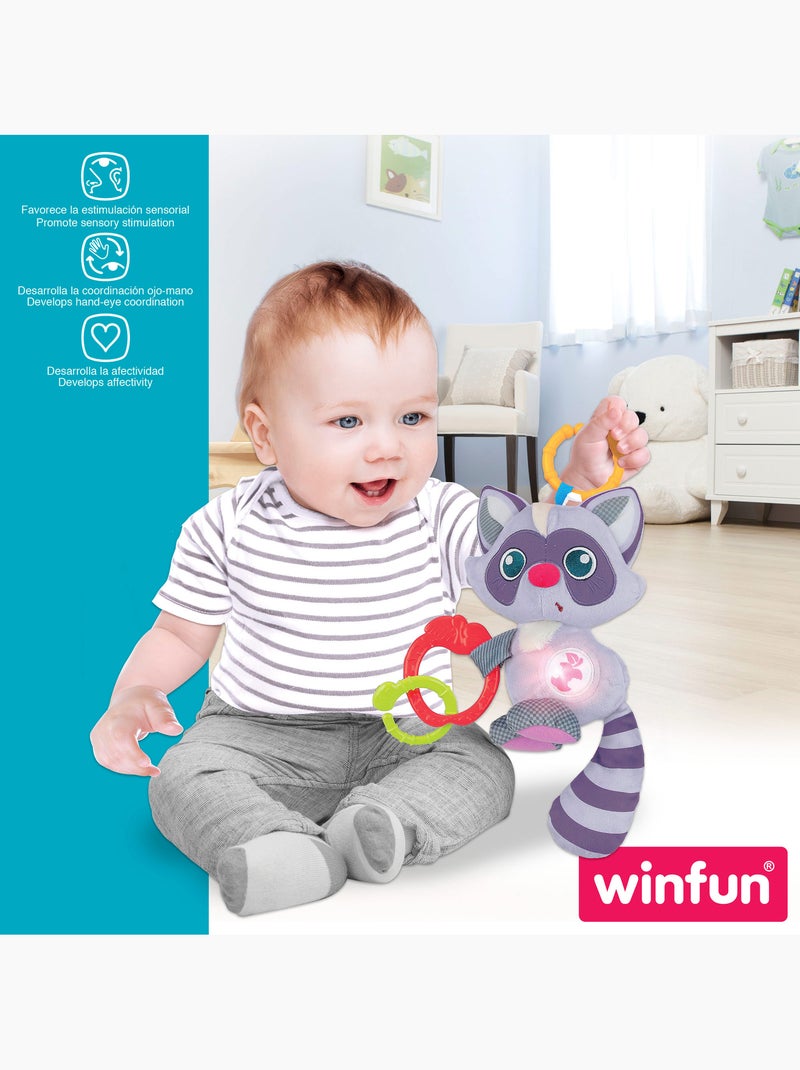 Winfun teddy chocalho guaxinim N/D - Kiabi