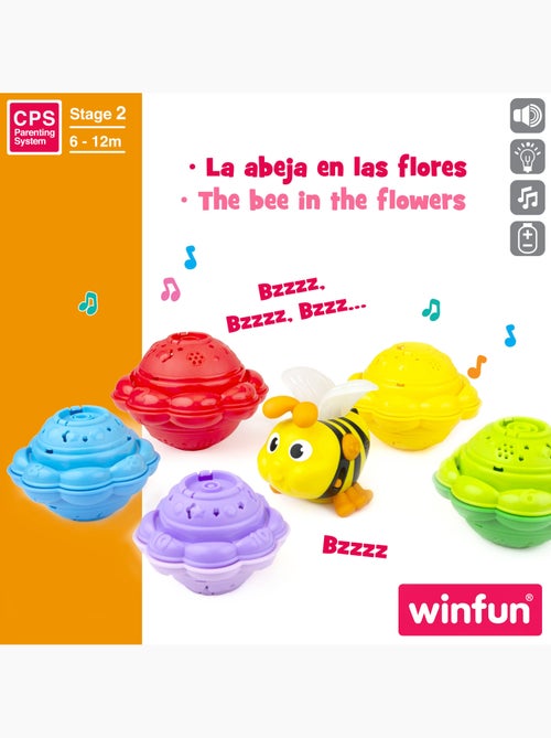 Winfun torre empilhável musical da abelha - Kiabi Winfun torre empilhável musical da abelha - Kiabi