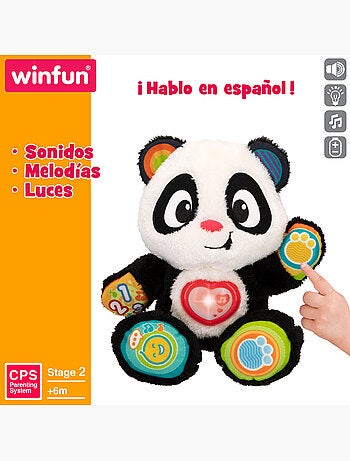 Winfun ursinho pelúcia bebê urso panda aprende conmigo