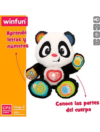Winfun ursinho pelúcia bebê urso panda aprende conmigo