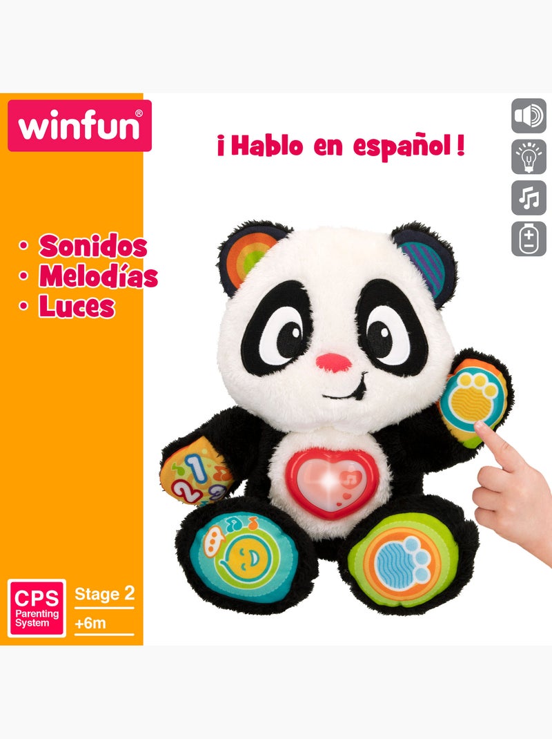 Winfun ursinho pelúcia bebê urso panda aprende conmigo Multicolorido - Kiabi
