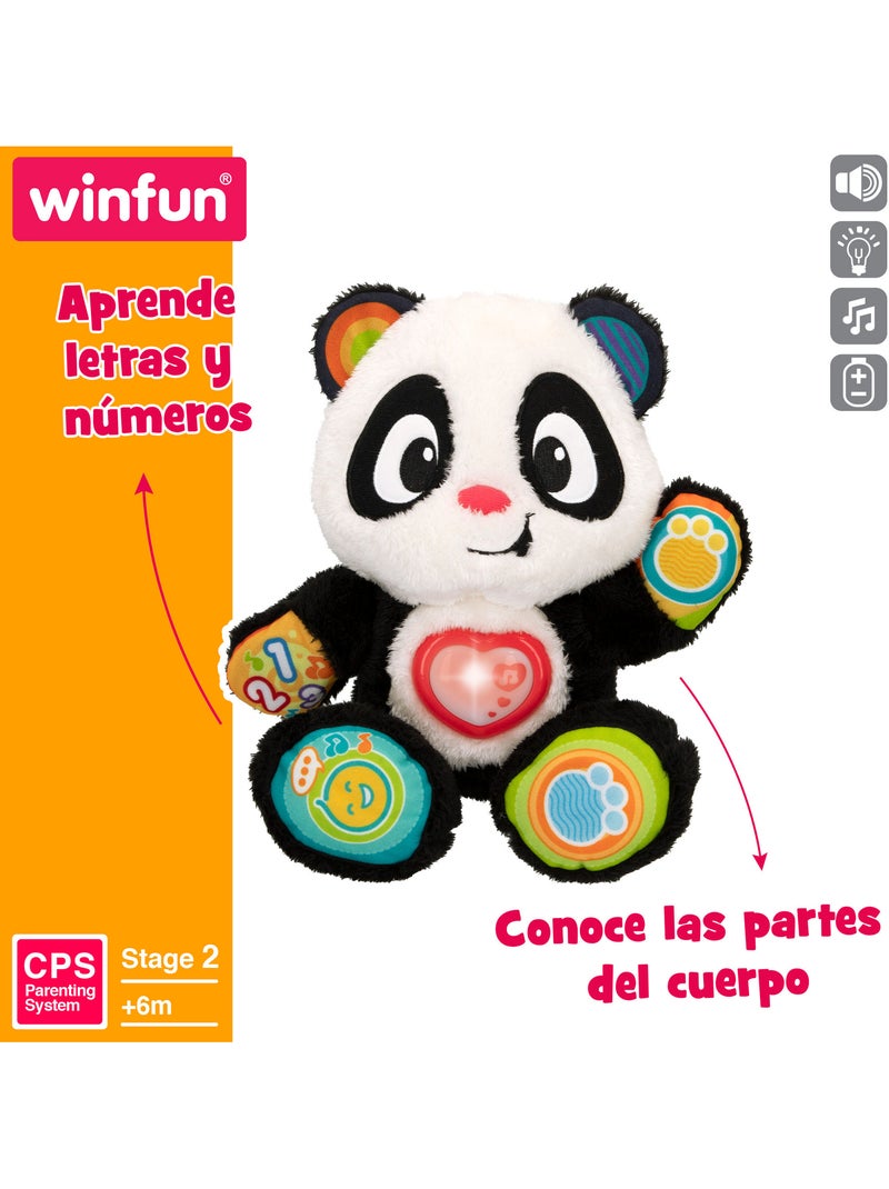 Winfun ursinho pelúcia bebê urso panda aprende conmigo Multicolorido - Kiabi