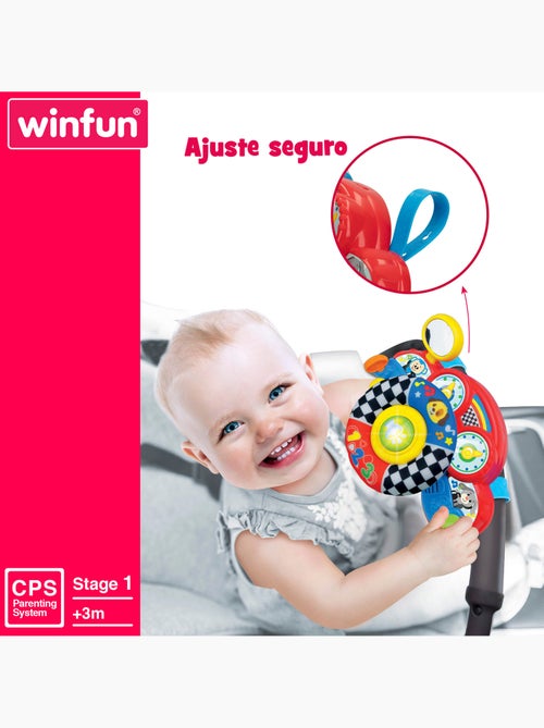 Winfun volante para carro de bebê 2 em 1 com luz e som - Kiabi Winfun volante para carro de bebê 2 em 1 com luz e som - Kiabi