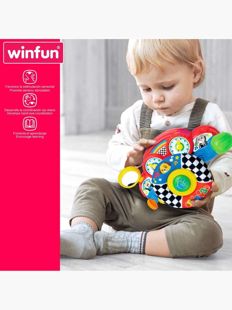 Winfun volante para carro de bebê 2 em 1 com luz e som N/D - Kiabi