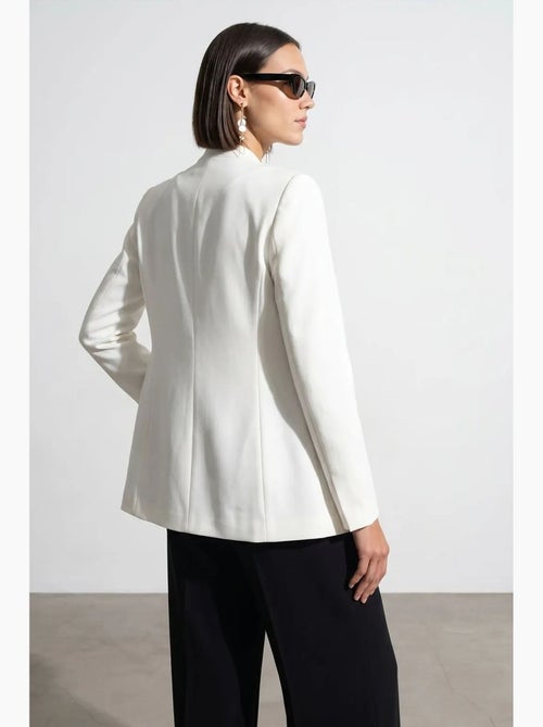 Women’s blazer jacket de crepe slim fit dilvin - Kiabi Women’s blazer jacket de crepe slim fit dilvin - Kiabi