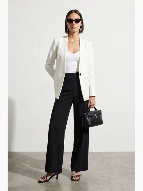 Women’s blazer jacket de crepe slim fit dilvin - Kiabi Women’s blazer jacket de crepe slim fit dilvin - Kiabi