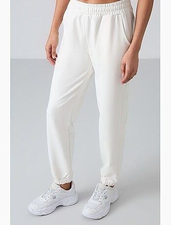 Women's joggers de felpa relaxed de cintura subida tommy