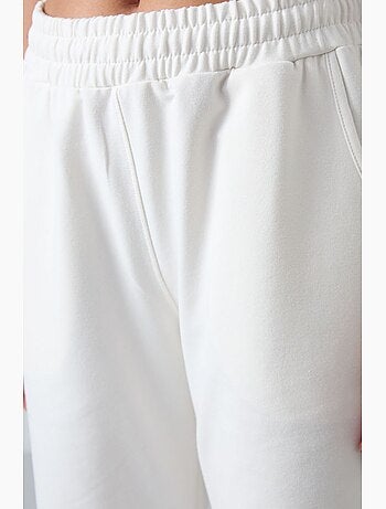 Women's joggers de felpa relaxed de cintura subida tommy