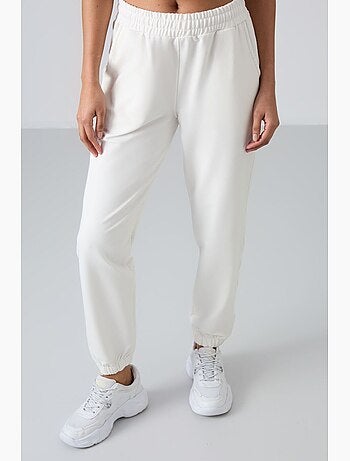 Women's joggers de felpa relaxed de cintura subida tommy