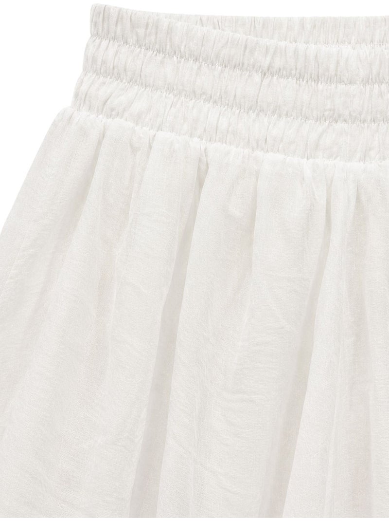 Women's mini calções de cintura subida mixray Branco - Kiabi
