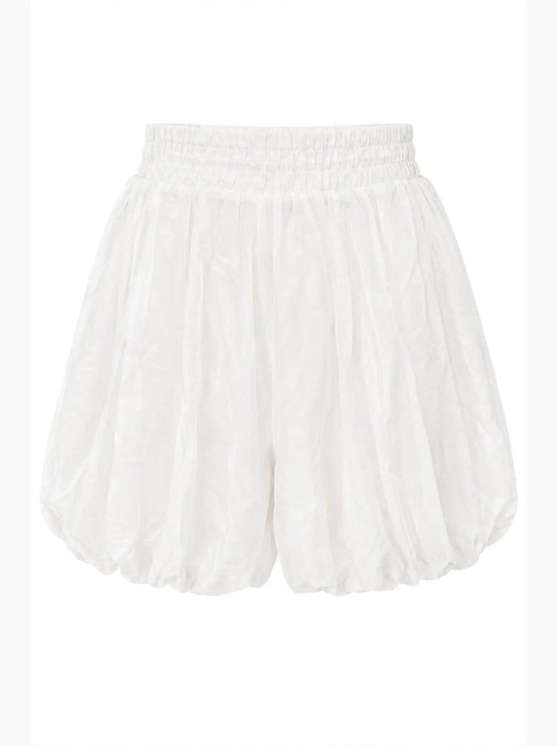 Women's mini calções de cintura subida mixray Branco - Kiabi