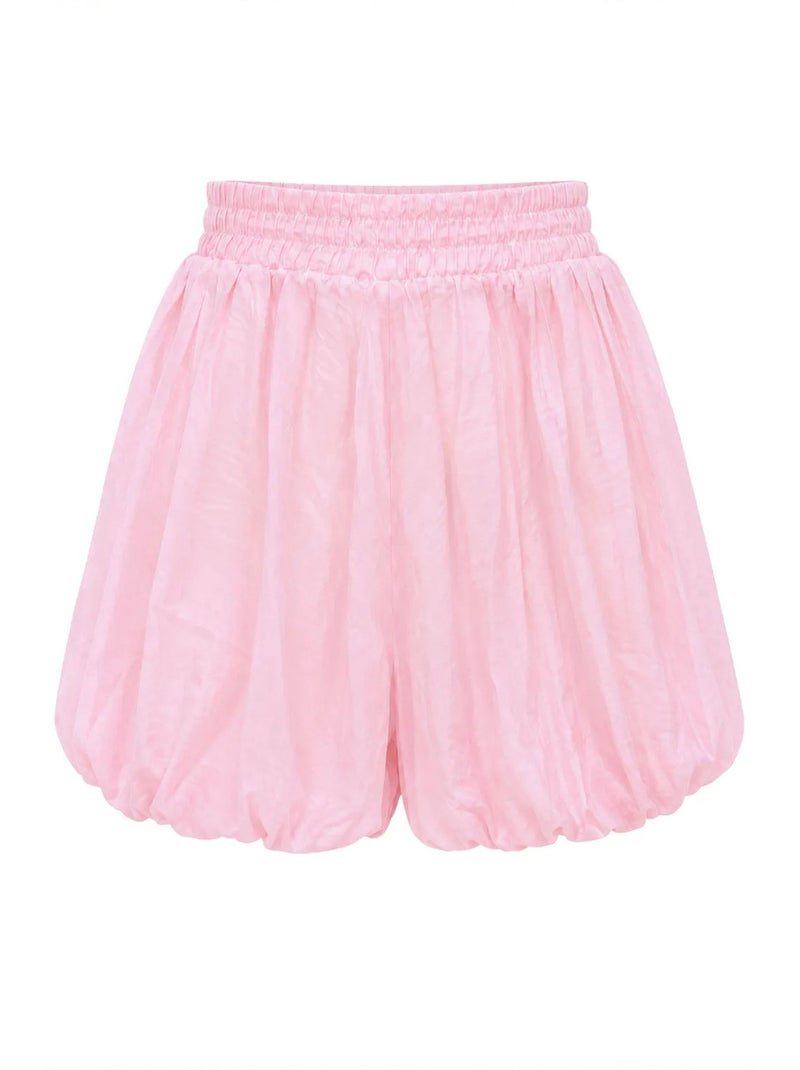 Women's mini calções de cintura subida mixray Rosa-claro - Kiabi