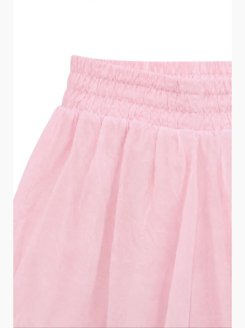 Women's mini calções de cintura subida mixray Rosa-claro - Kiabi