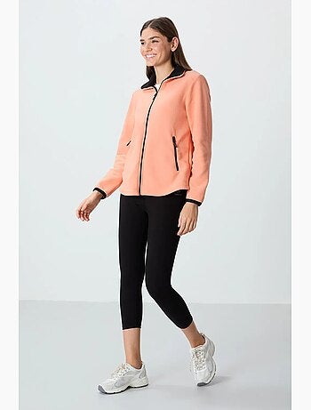 Women's sweatshirt felpada com fecho de correr à frente tommy