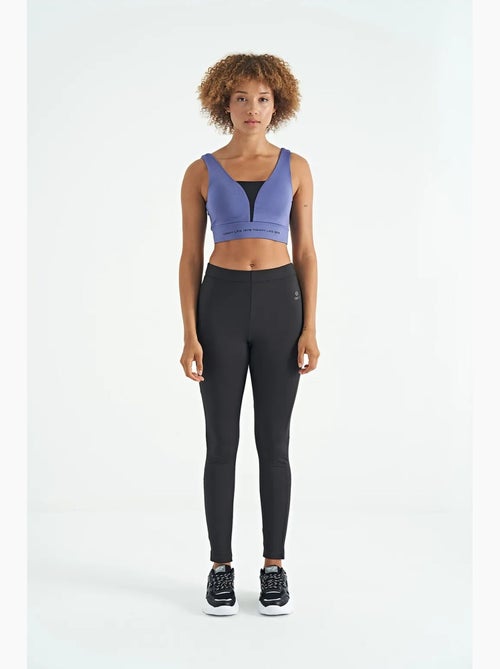 Women's top desportivo curto sem mangas com blocos de cor tommy - Kiabi