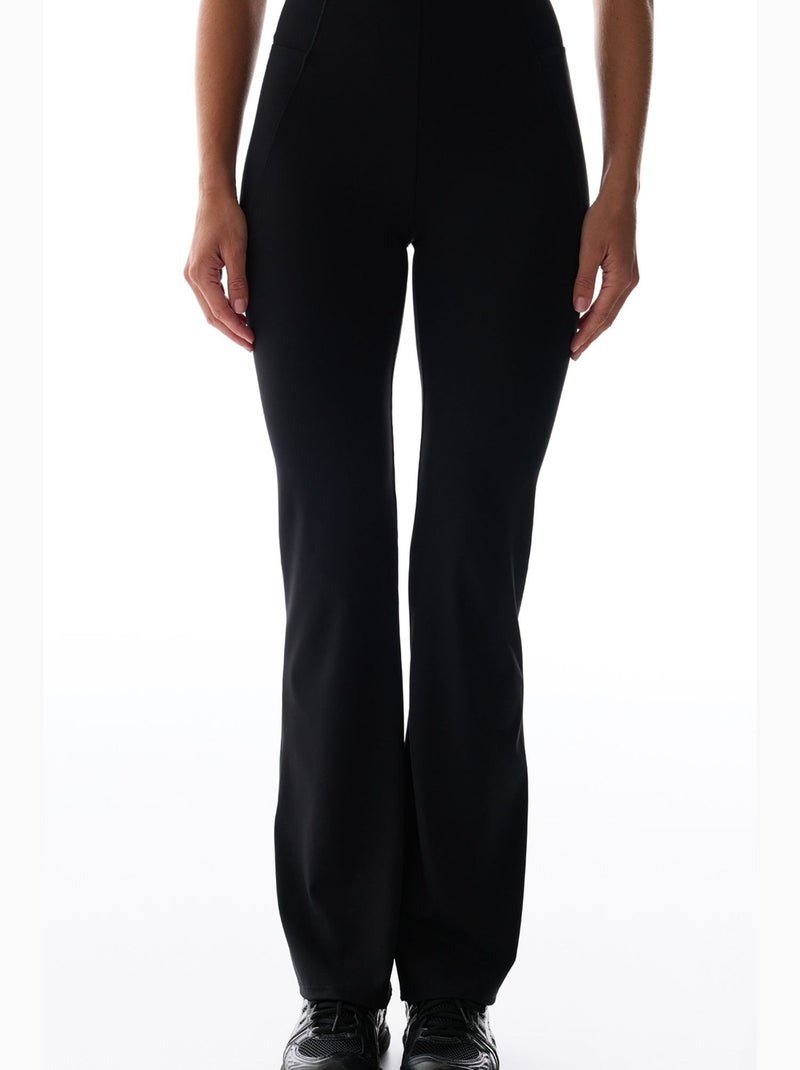 Wonder calças flare de alto suporte modeladoras penti Preto - Kiabi