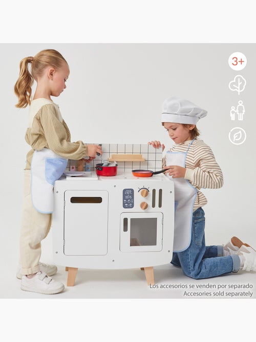 WOOMAX Cozinha de madeira de brinquedo estilo retrô - Kiabi