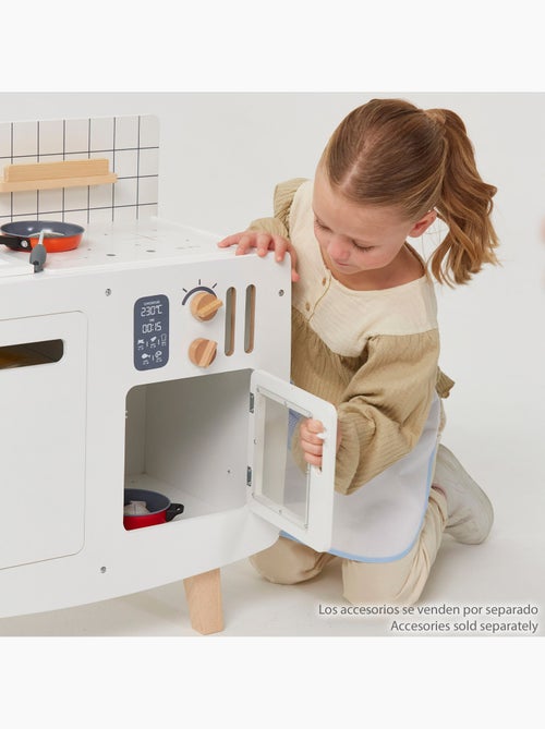WOOMAX Cozinha de madeira de brinquedo estilo retrô - Kiabi